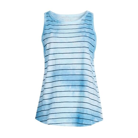 WOMENS COTTON Tie Dye Striped Swing Tank Top Shirt 2-Pack Size L - Picture 6 of 6